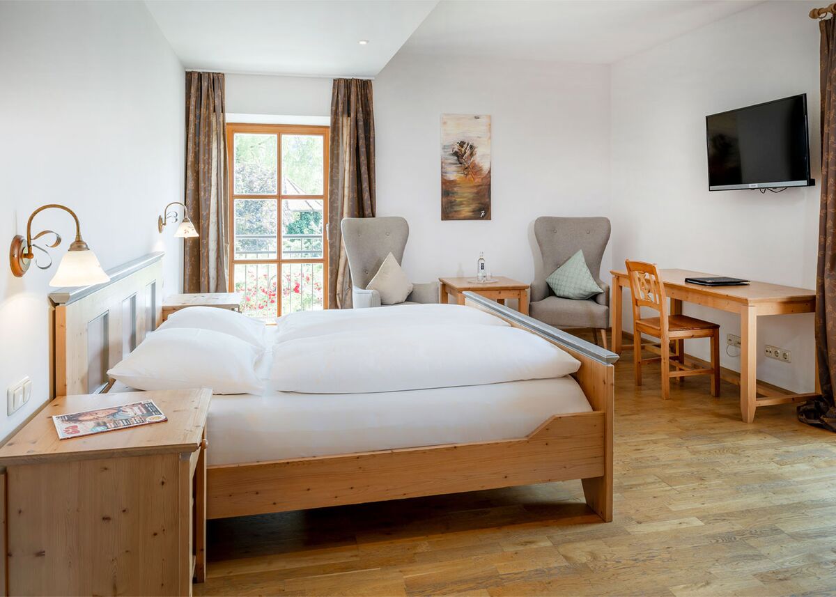 Standard-Doppelzimmer: Sonnenwaldzimmer mit Balkon