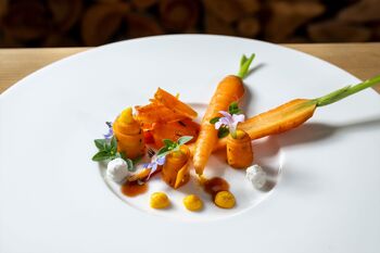 Vorspeise: Karottenvariationen
