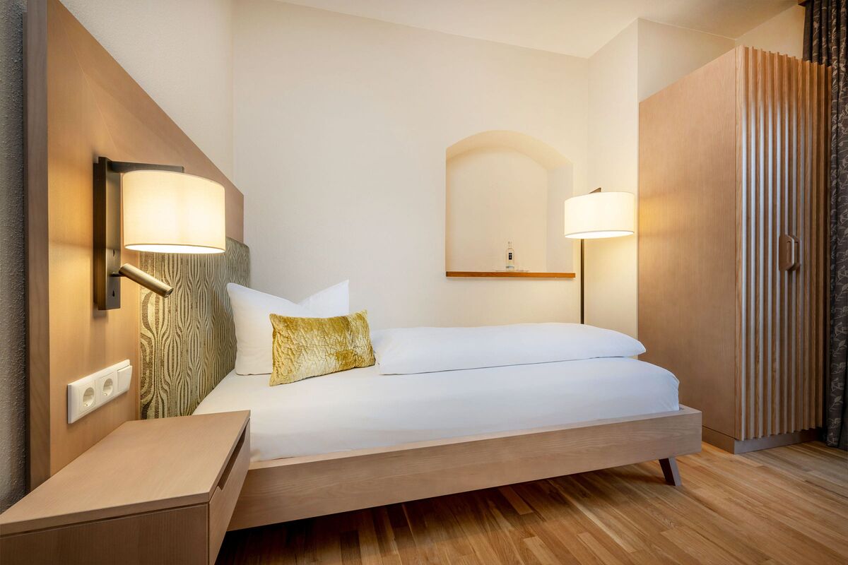 Stilvolles Einzelzimmer im Haupthaus