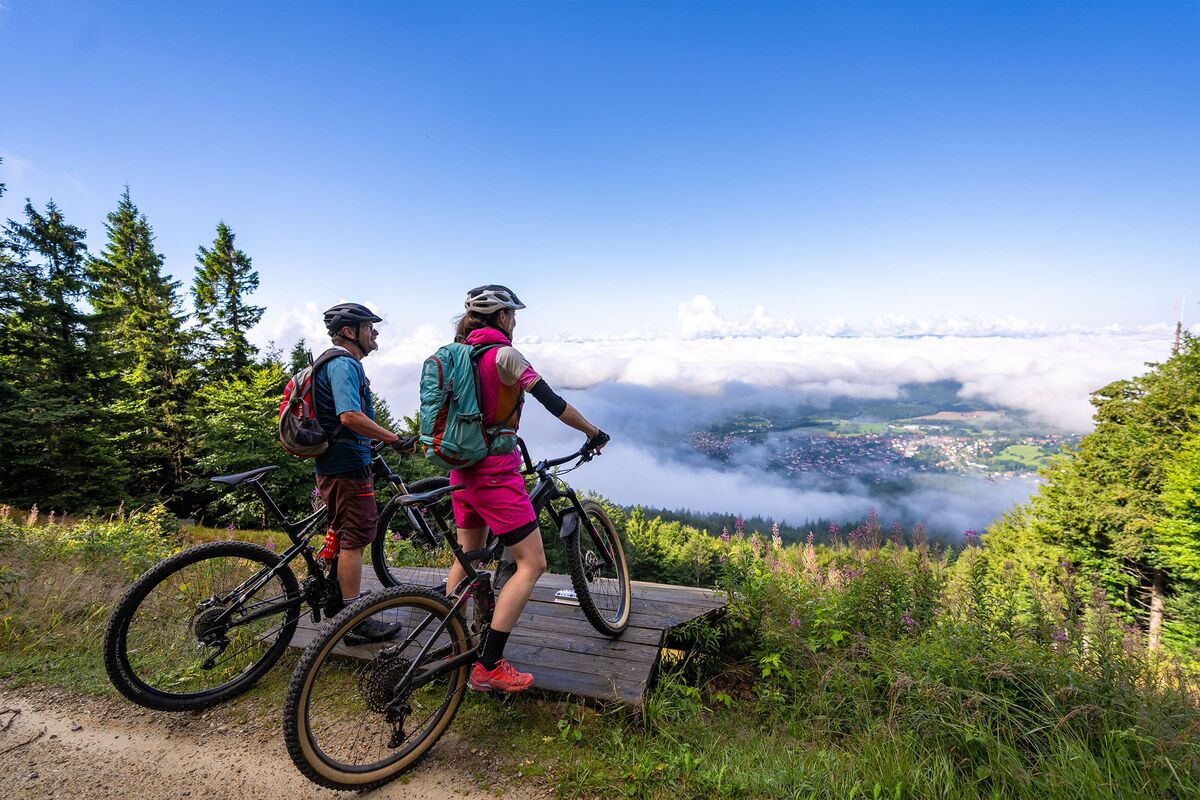 Mit dem Fahrrad unterwegs im Bayrischen Wald