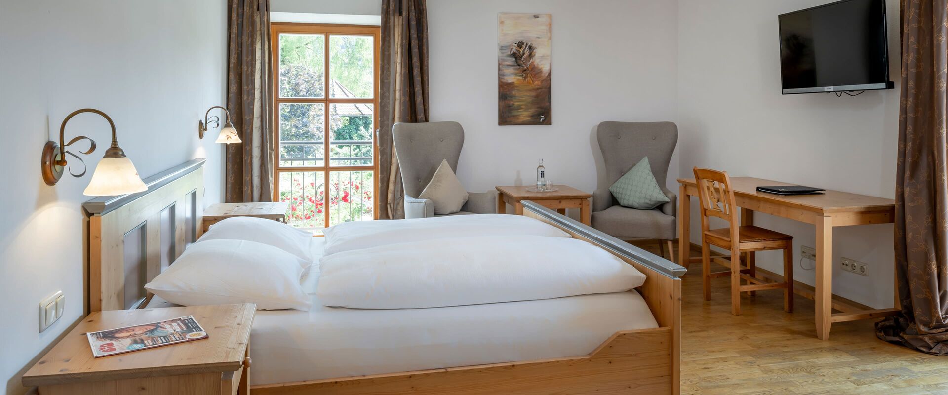 Standard-Doppelzimmer: Sonnenwaldzimmer mit Balkon