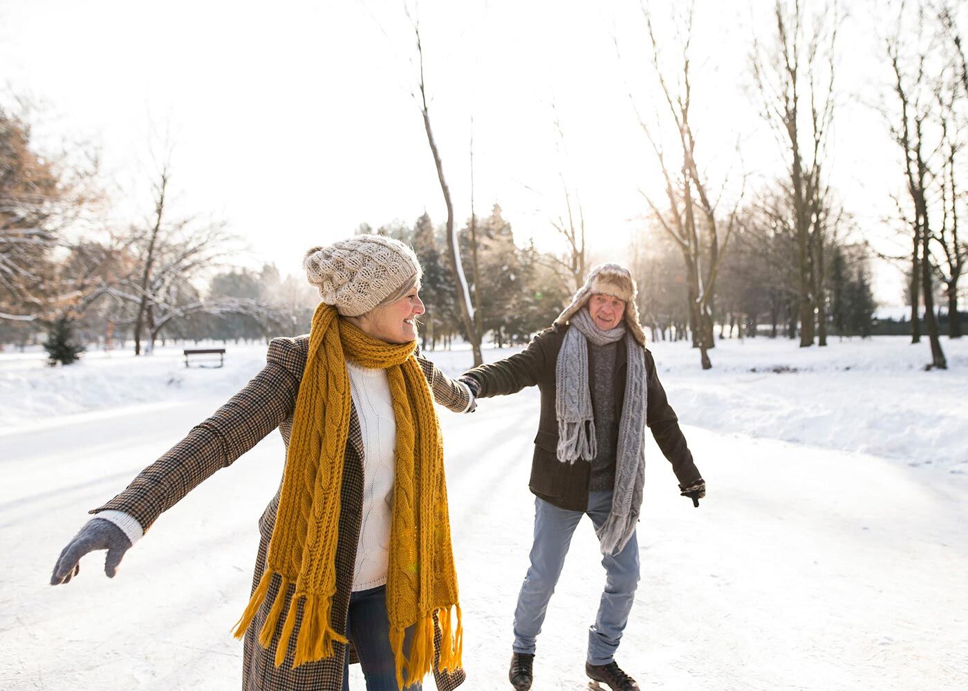 Schlittschuhlaufen und Eisstockschießen auf dem Ebenreuther See, auf der Natureisbahn Schöfweg oder dem Dreiburgensee